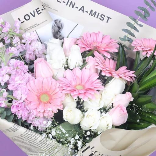 Pastel Gesture Flower