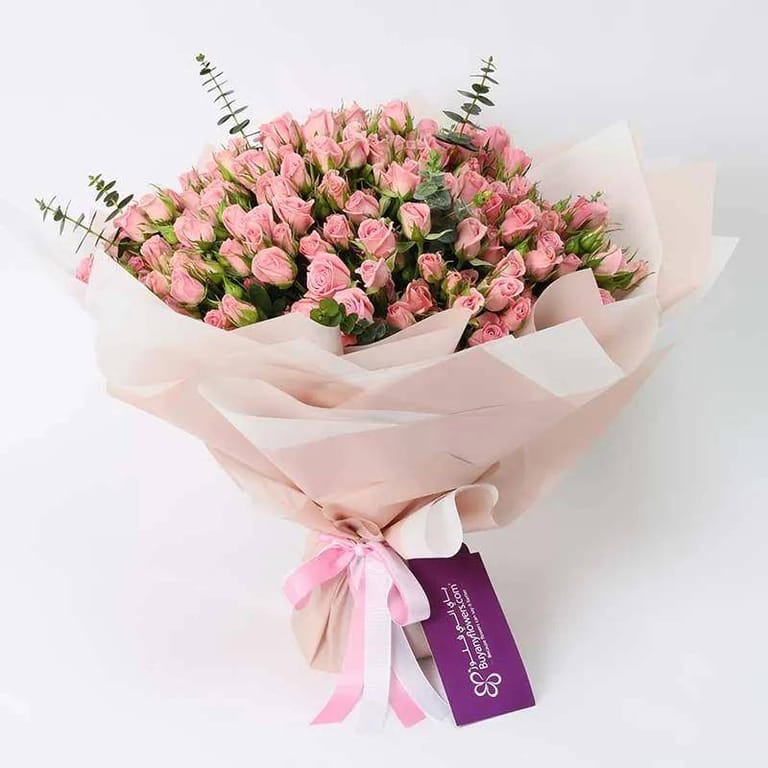 Raw Beauty 51 Pink Baby Roses - Image 3