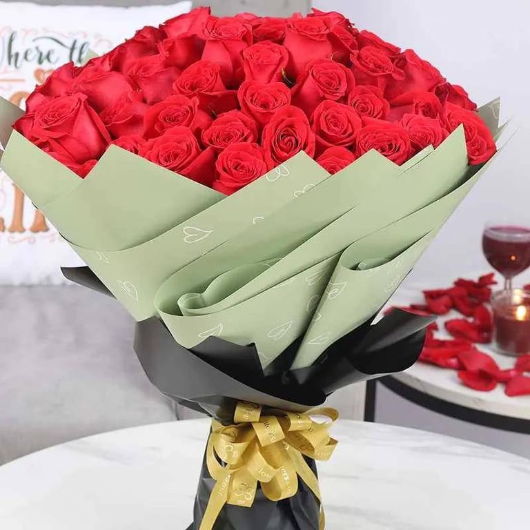 With Love 75 Red Roses - Image 1