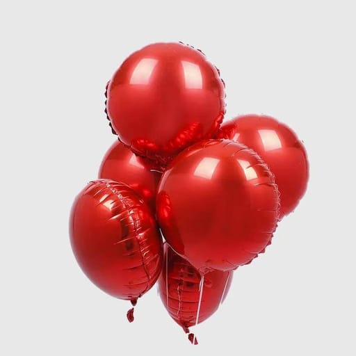 Red Foil Balloons