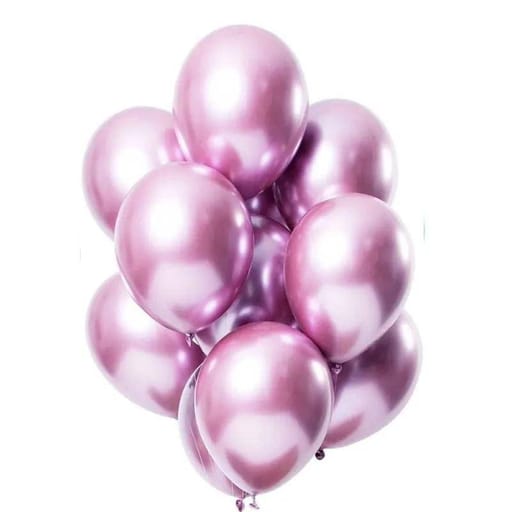 Light Pink Chrome Balloons