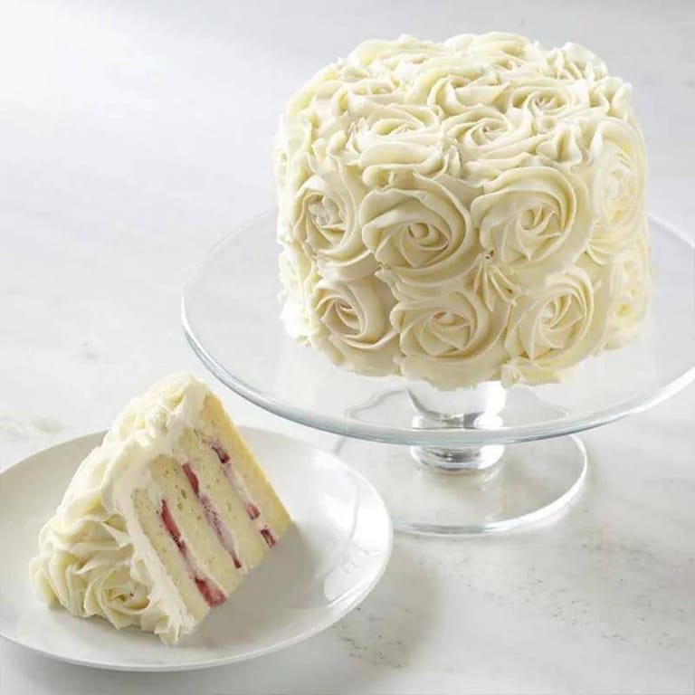 Strawberry Vanilla Swirl Cake - Image 1