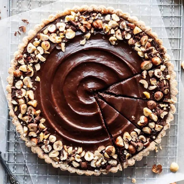 Chocolate Hazelnut Tart - Image 1