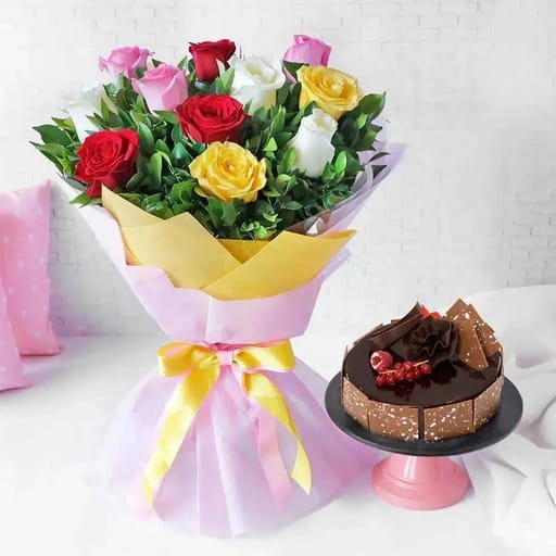 Mix Presentation and Fudge Cake