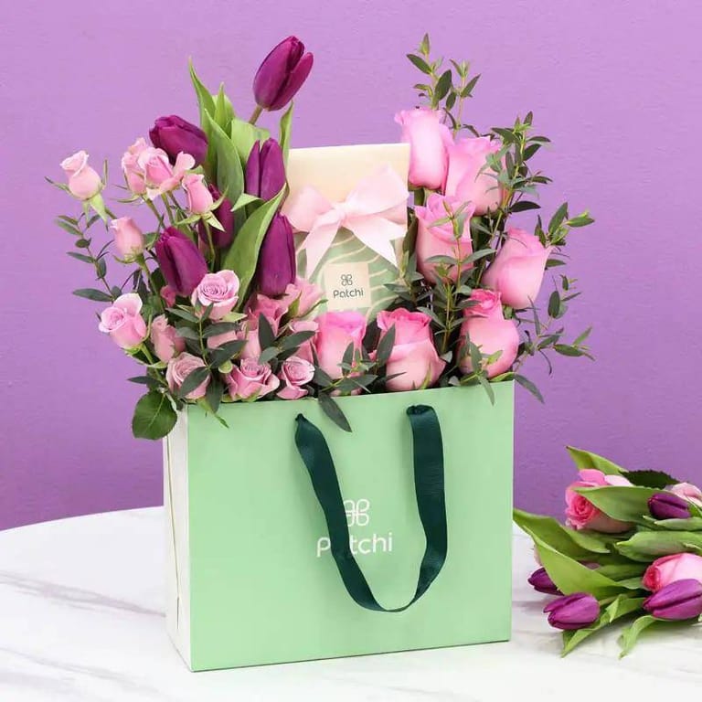 Purple and Pink Patchi - Image 1