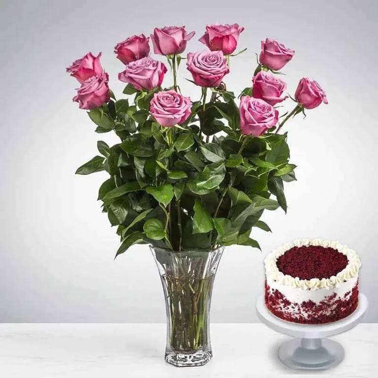 Purple Roses and Red Velvet - Image 1