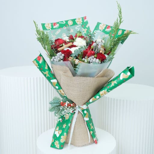 Christmas Red Roses