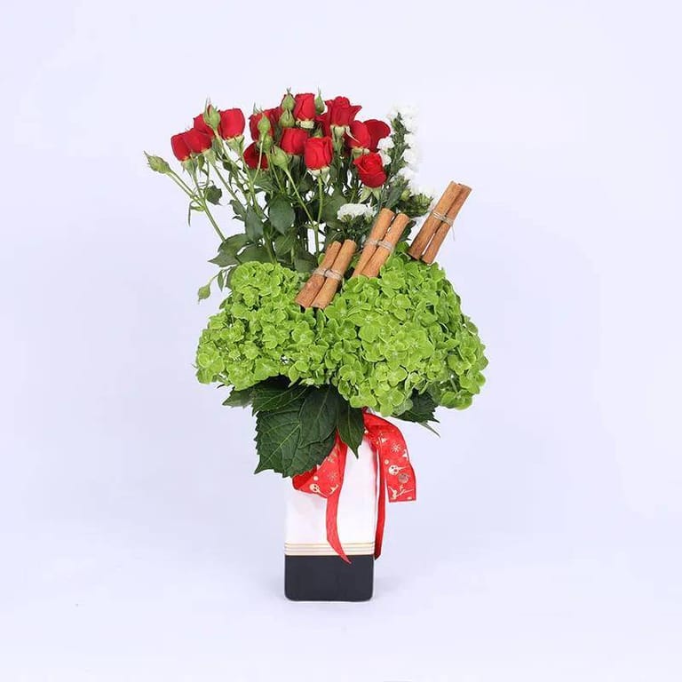 Christmas Jolly Flower Vase - Image 1