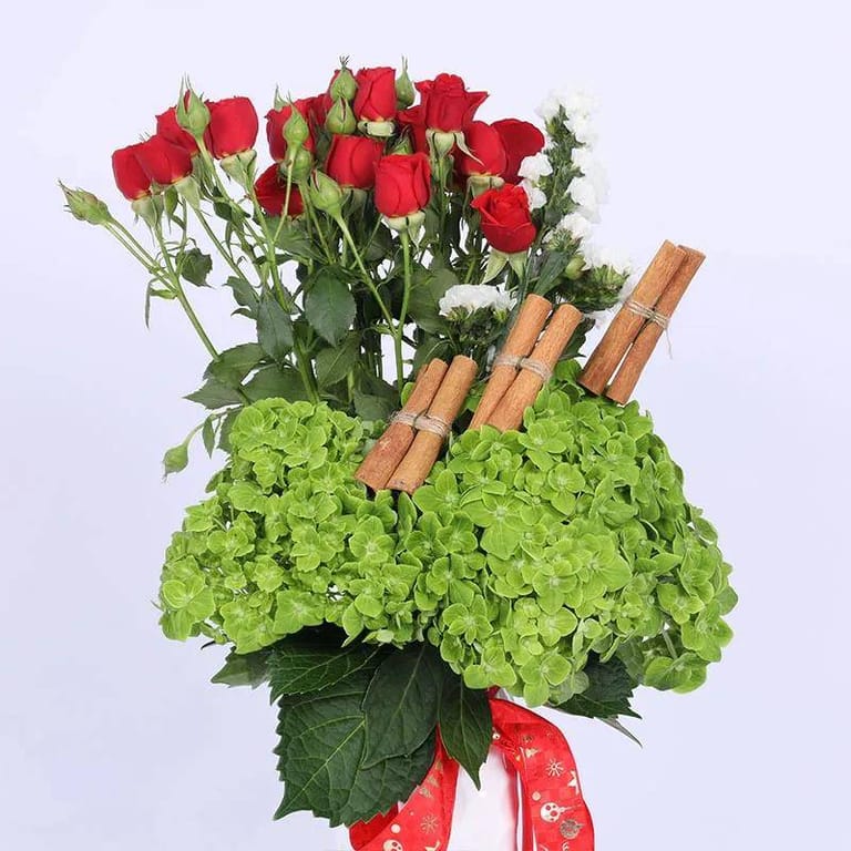 Christmas Jolly Flower Vase - Image 3