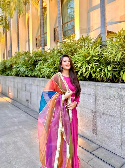 Radiant Bloom Anarkali 