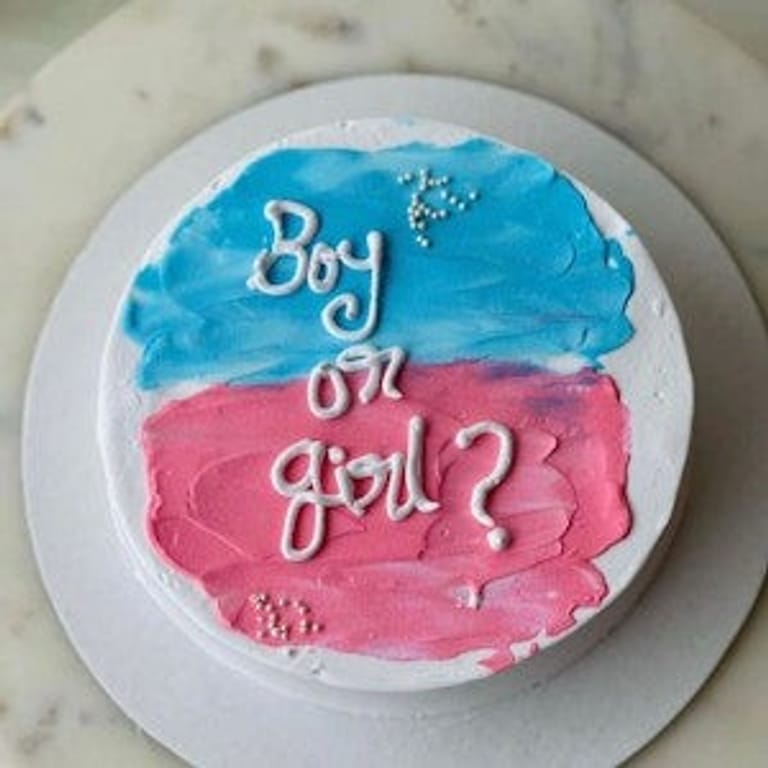 Gender Reveal Cake - Image 1