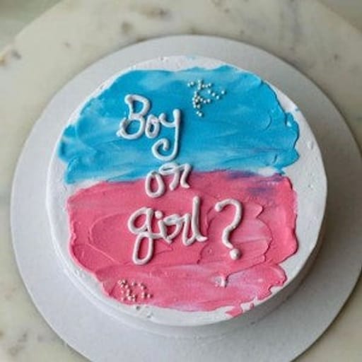 Gender Reveal Cake