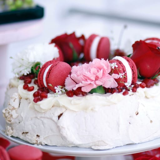 Rose Garden Pavlova