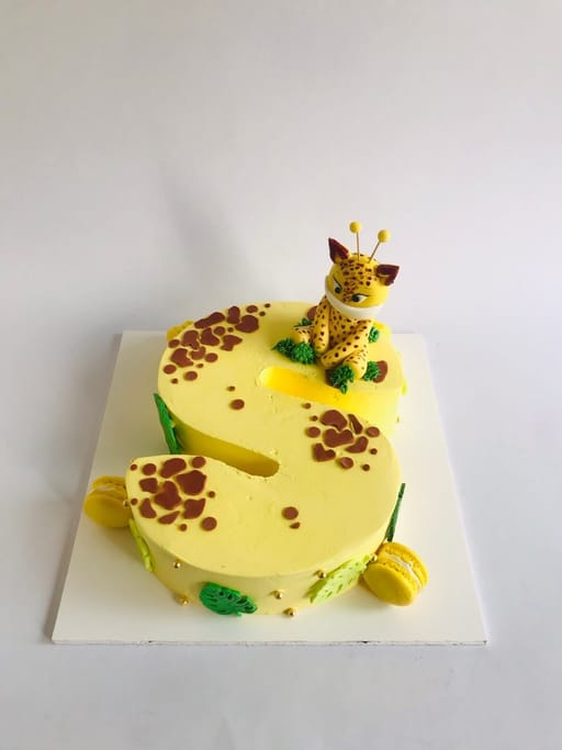 Safari Letter Adventure Cake