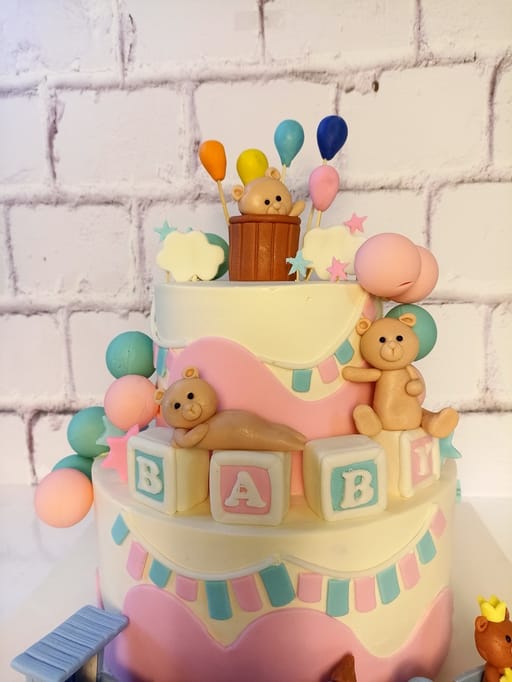 Dino Party Paradise Cake