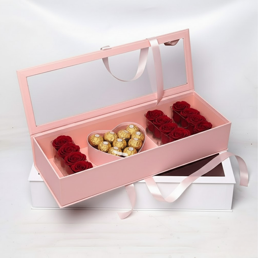 I Love You" Rose & Ferrero Rocher Box