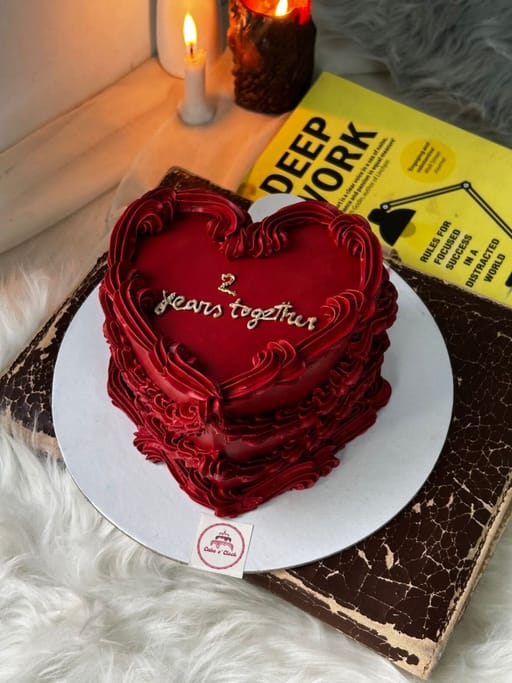 Red Vintage Cake