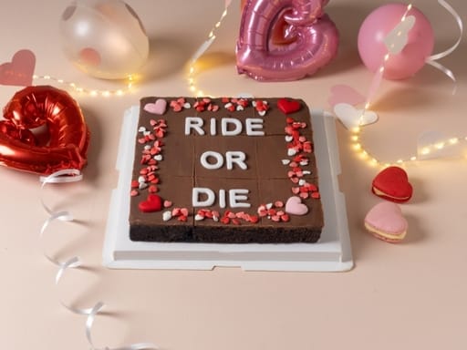 Ride or Die Valentine’s Brownies
