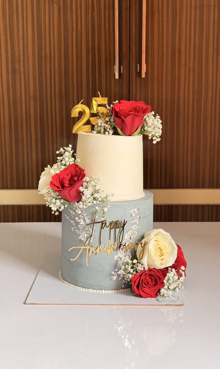 25th Anniversary Cake 