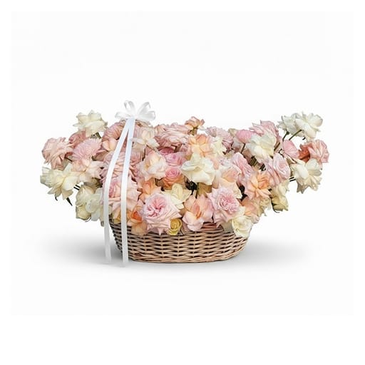 Garden Rose Basket