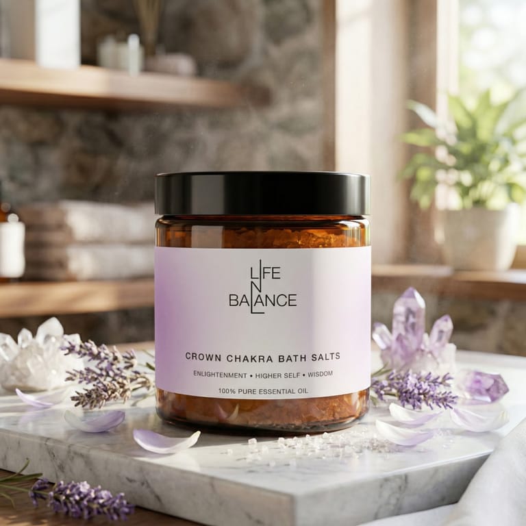 Crown Chakra Bath Salts 250 gm - Image 1