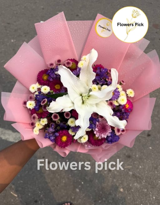 Premium Mix Flowers Bouquet 