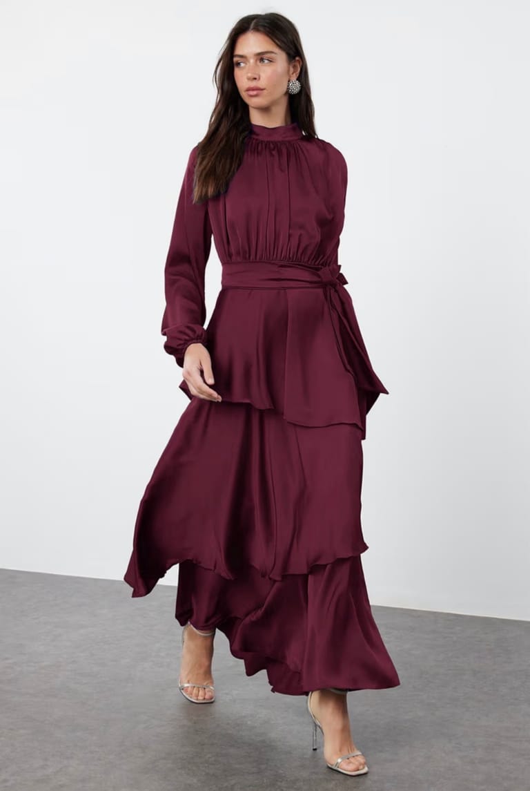 Multi Colour Layers Dress. - Image 6