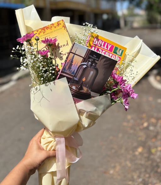 Book Flower Bouquet 