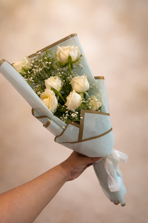 White Rose Bouquet 