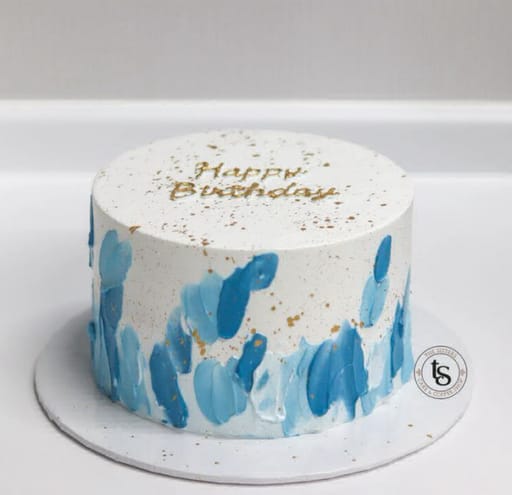 Blue Touch Cake