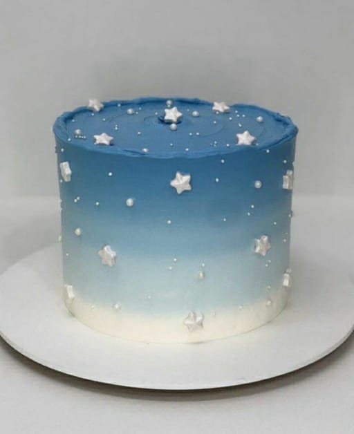 Blue Shadow Cake 