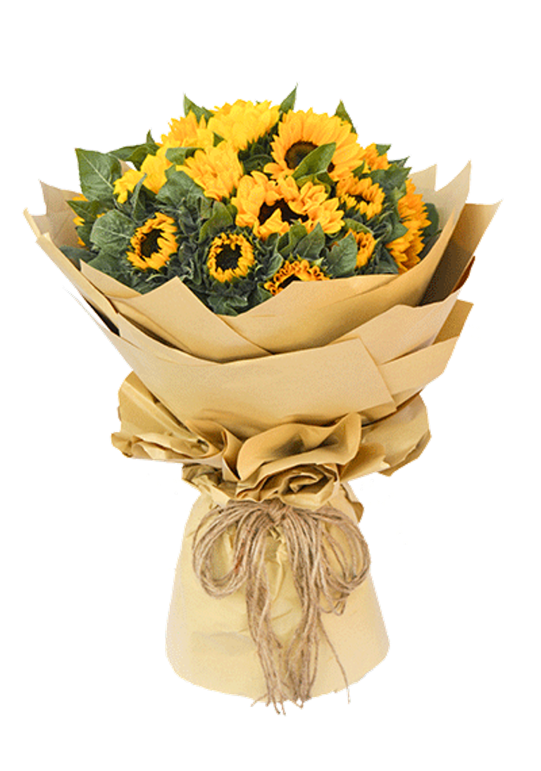 SHINING SUN FLOWER BOUQUET - Image 1