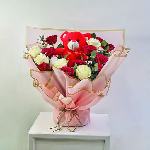 Teddy Roses Bouquet