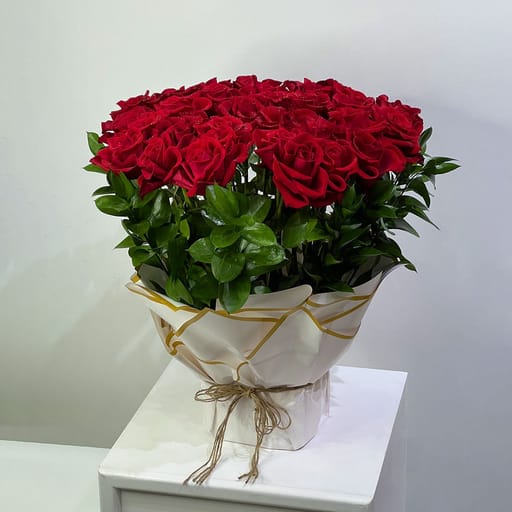 Eternal Red Roses Charm Bouquet