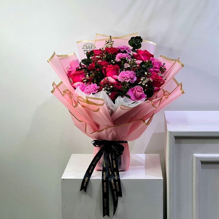 Twilight Glow Flower Bouquet - Image 2