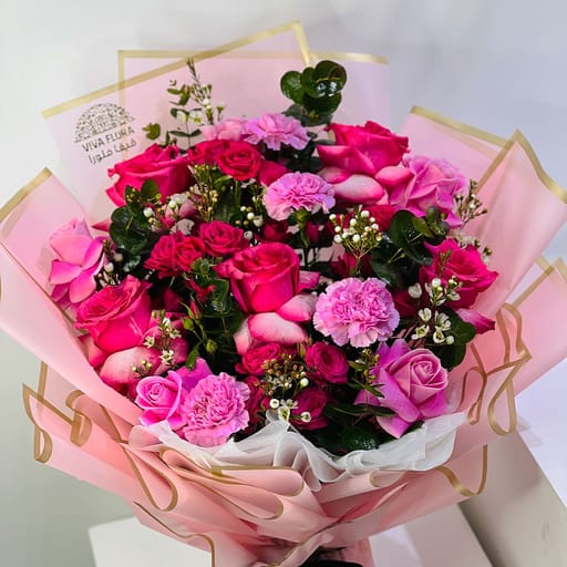 Twilight Glow Flower Bouquet