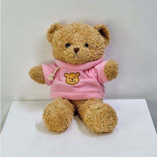 40cm Pink Jacket Soft Teddy