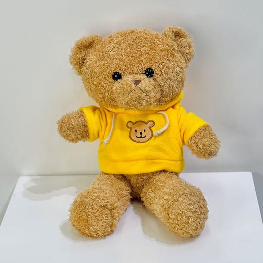 40cm Yellow Jacket Soft Teddy