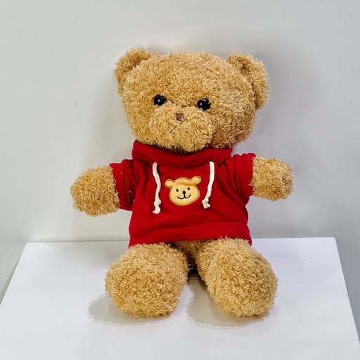 40cm Red Jacket Soft Teddy