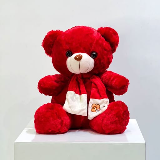 30cm Red Soft Teddy