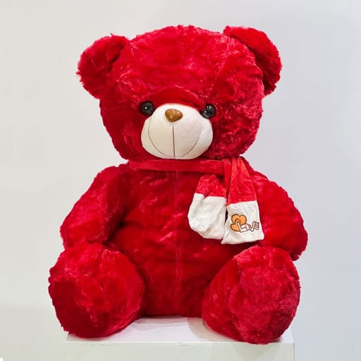 50cm Soft Red Teddy