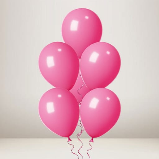 Pink Helium Balloon 05