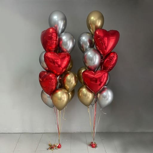 helium Balloon mixed colour D- 0098