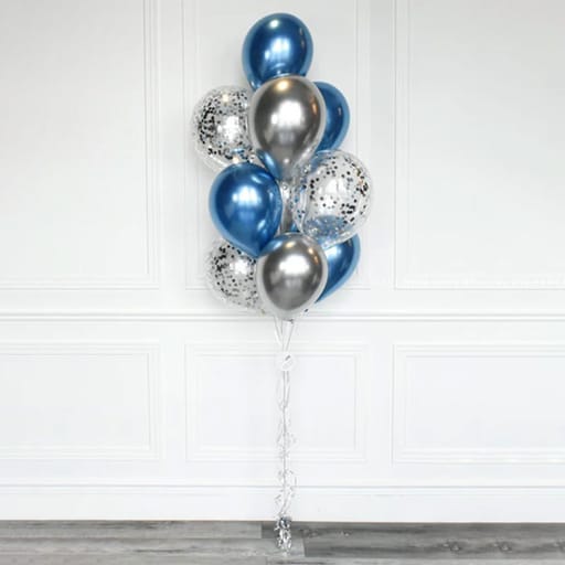 Helium Mixed Color Latex Balloon D-007