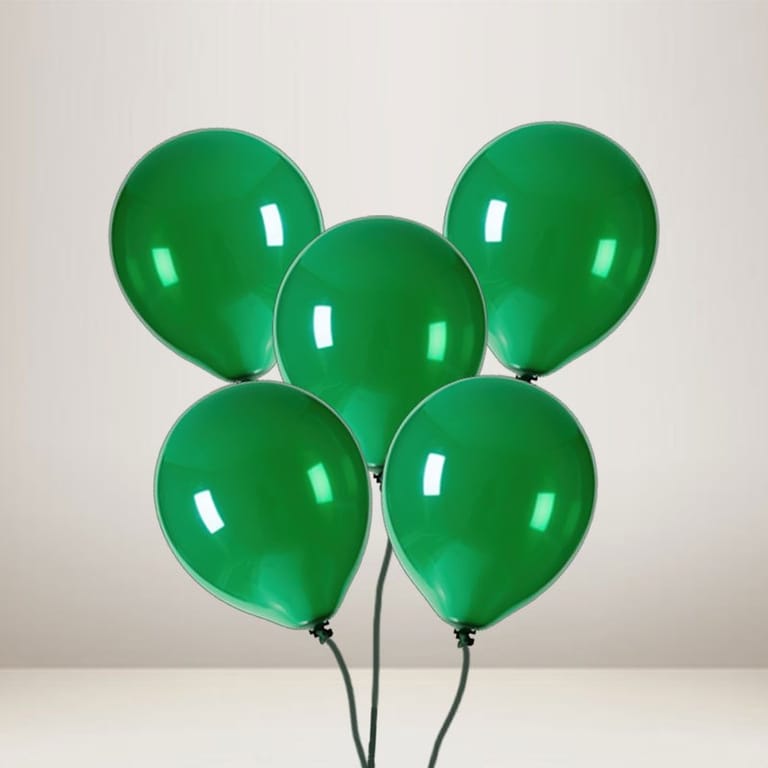 Green Latex Balloon - 05 - Image 1