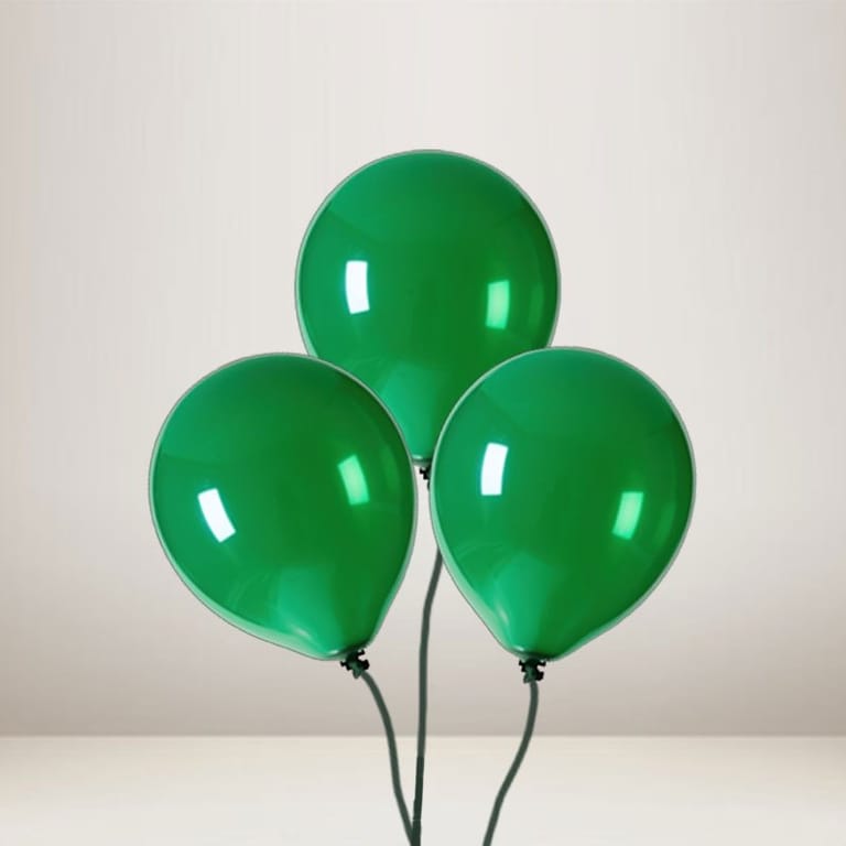 Green Latex Balloon - 03 - Image 1
