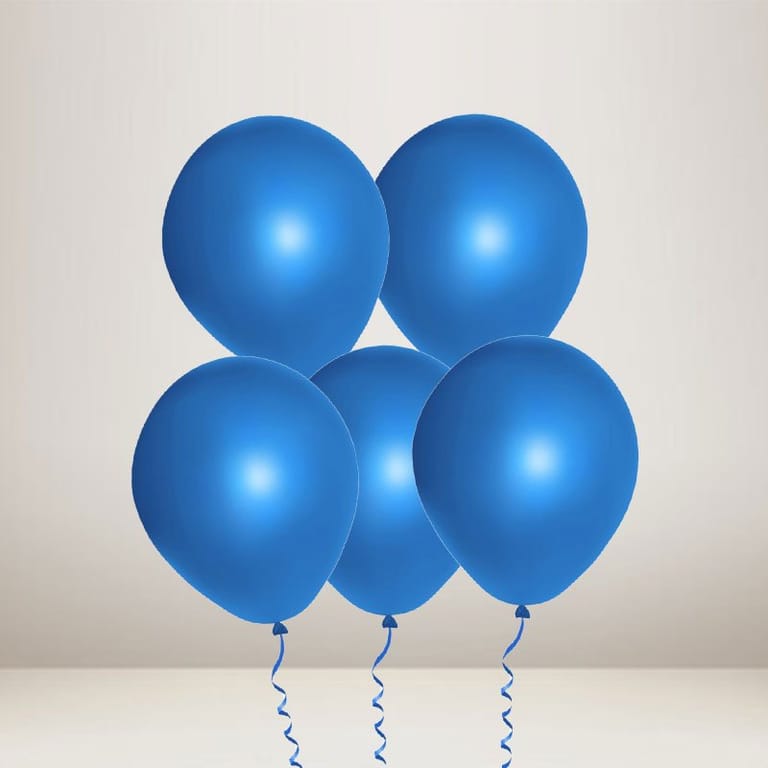 Blue Latex Balloon - 05 - Image 1
