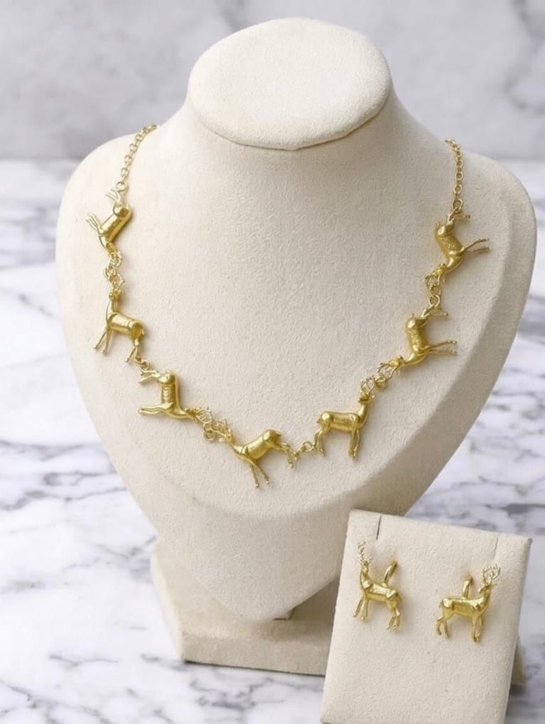 Aureliah Golden Fawn Charm Set