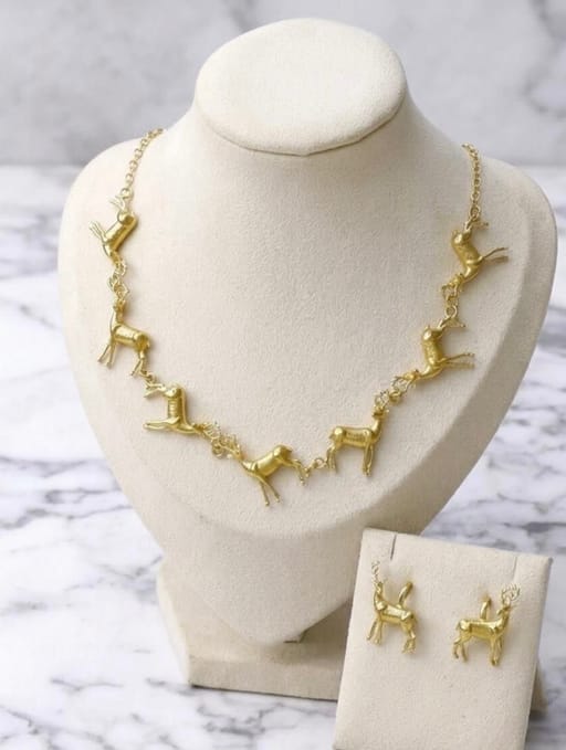 Aureliah Golden Fawn Charm Set