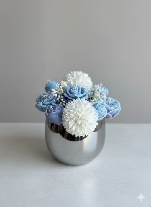 Blue Night Candle Bouquet